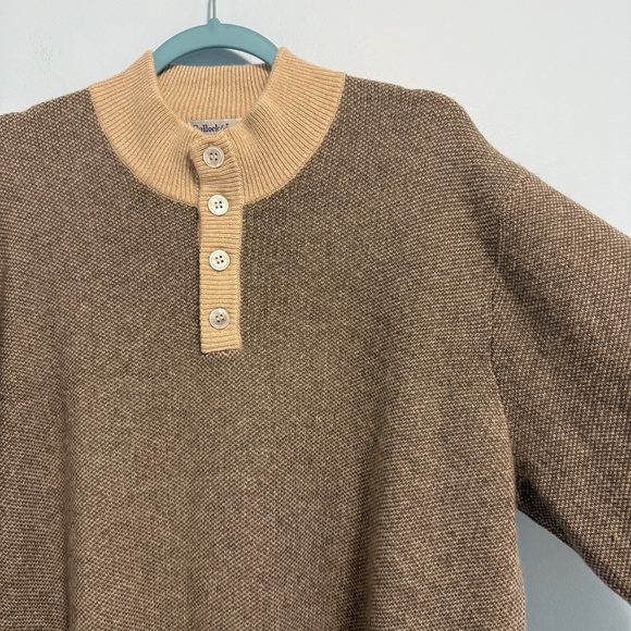 Bullock Jones Men’s 100% Pure Cashmere Quarter Button Super Soft Sweater Size XL - Picture 2 of 7